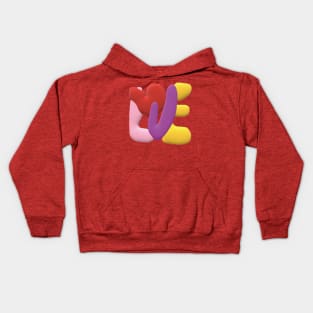 Happy Valentine Day - LOVE Kids Hoodie